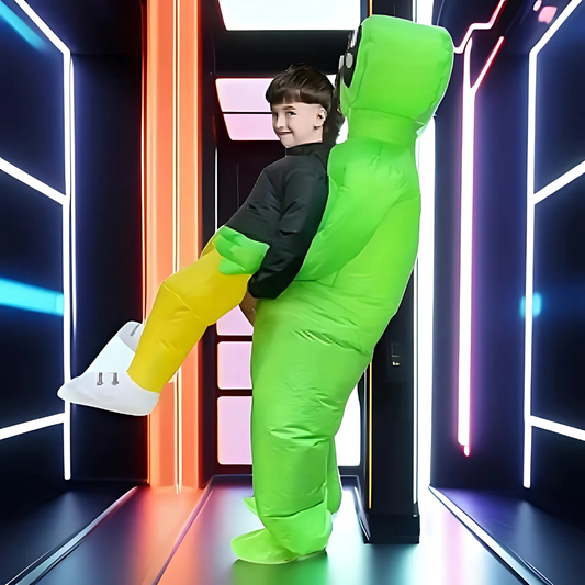 Inflatable Alien Ride-On Costume | Funny Men’s Halloween Suit