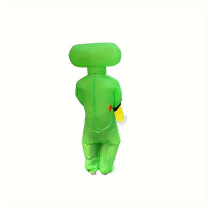 Inflatable Alien Ride-On Costume | Funny Men’s Halloween Suit