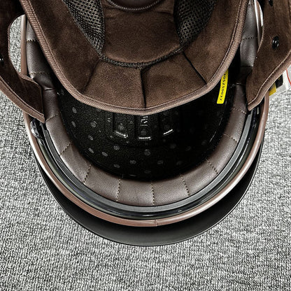 Men’s Half Helmet Stylish Lightweight Microfiber