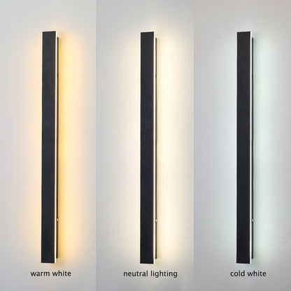 GlowEdge | Contemporary Exterior Wall Lamp with Energy-Efficient LED