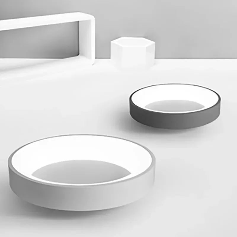 ScandiGlow Flush Mount – Minimalist LED Ceiling Light with Scandinavian Design for Soft Illumination, a 30cm Diameter Ceiling Light Fixture.