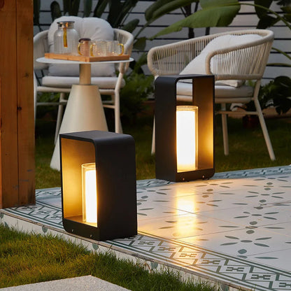 SunGlow | Weatherproof Stainless Steel Solar Lamps for Elegant Garden Lighting