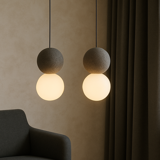 Movia | Elegant Obsidian Glass Pendant Light for Luxury Décor
