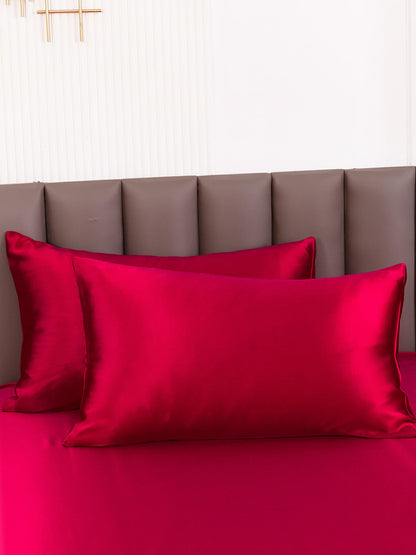 LuxeRest | 100% Mulberry Silk Pillowcase Pair, Ultra-Soft with Invisible Zipper Closure
