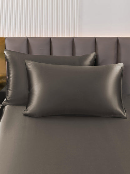 LuxeRest | 100% Mulberry Silk Pillowcase Pair, Ultra-Soft with Invisible Zipper Closure