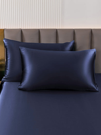 LuxeRest | 100% Mulberry Silk Pillowcase Pair, Ultra-Soft with Invisible Zipper Closure