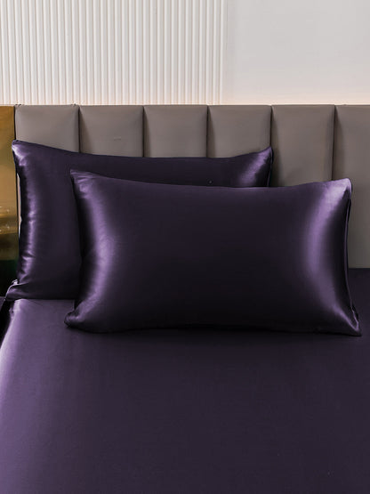 LuxeRest | 100% Mulberry Silk Pillowcase Pair, Ultra-Soft with Invisible Zipper Closure