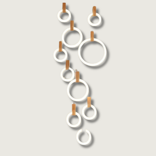 VitaLumen – Modern Wooden Chandelier with Earthy Sophistication