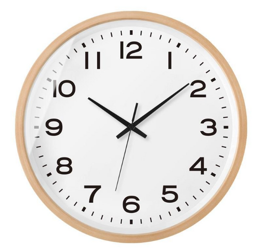 WoodAura – Modern Nordic Clock Crafted from Natural Wood