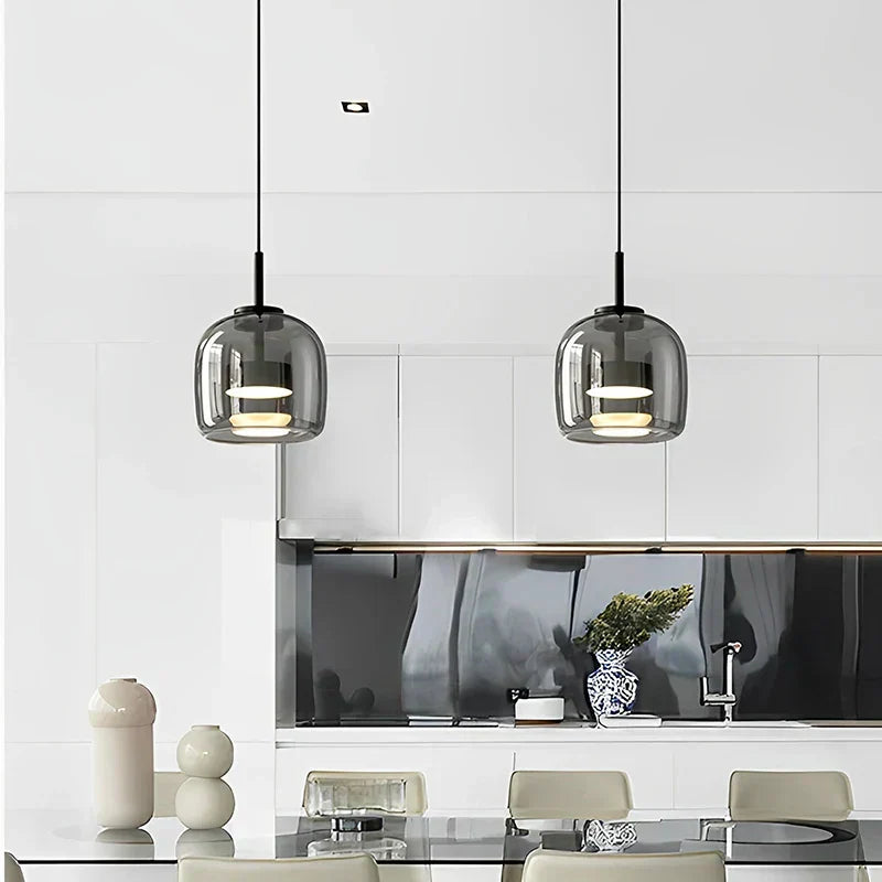 Glass Ceiling Lamp – Sleek and Transparent Design for Ambient Illumination