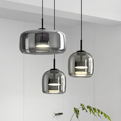 Glass Ceiling Lamp – Sleek and Transparent Design for Ambient Illumination