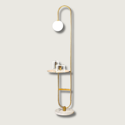 AuraShelf – Scandinavian-Inspired Lamp with Functional Table
