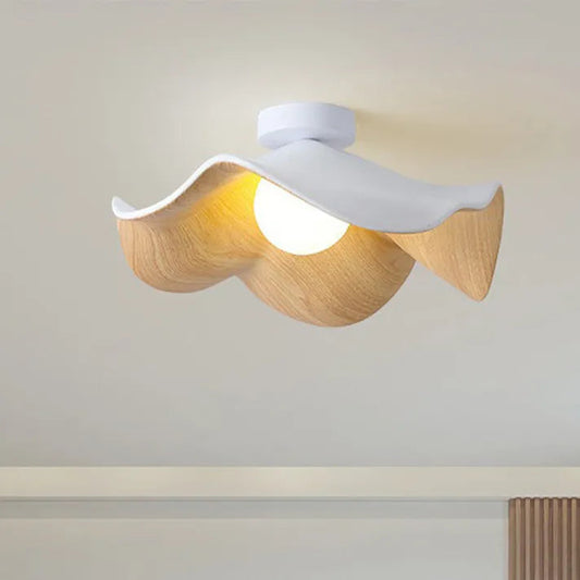 Blomsten – Minimalist Petal Light in Scandinavian Woodwork
