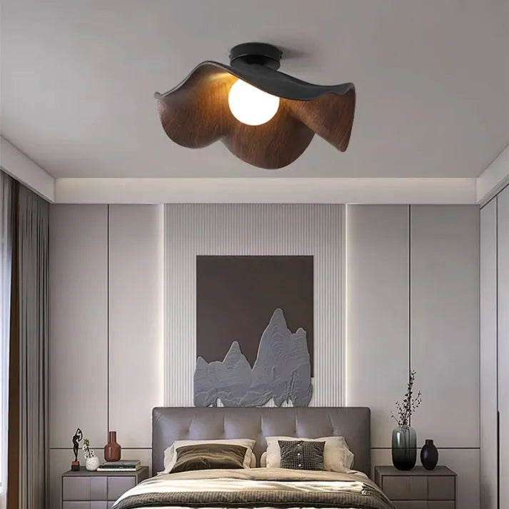 Blomsten – Minimalist Petal Light in Scandinavian Woodwork