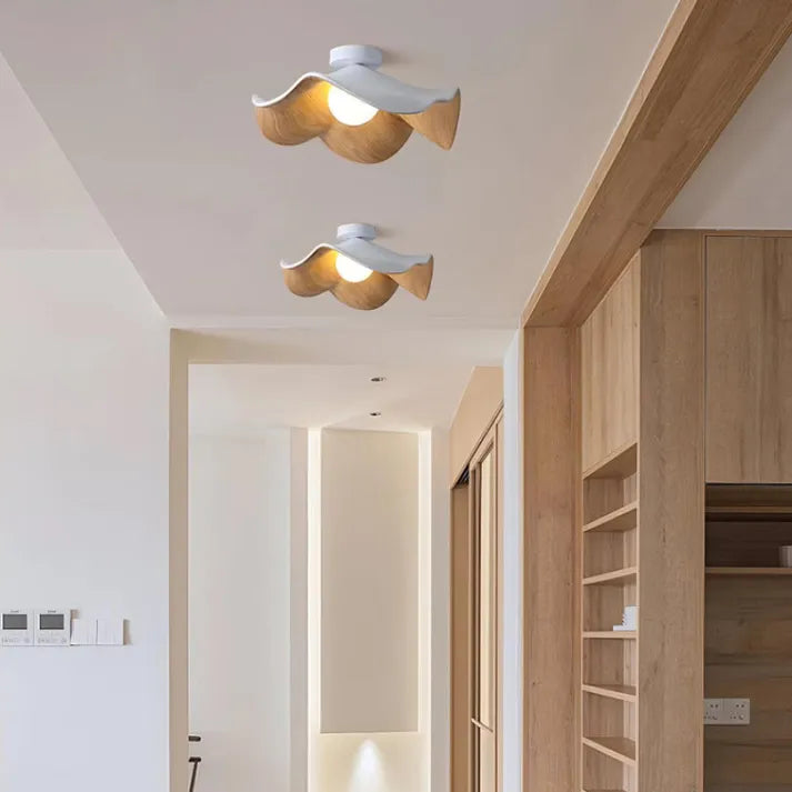 Blomsten – Minimalist Petal Light in Scandinavian Woodwork