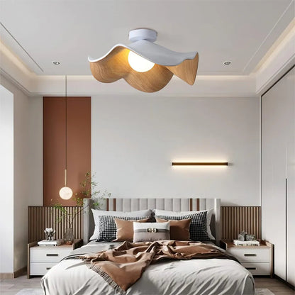 Blomsten – Minimalist Petal Light in Scandinavian Woodwork