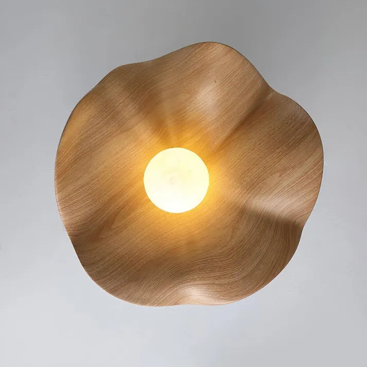 Blomsten – Minimalist Petal Light in Scandinavian Woodwork