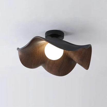 Blomsten – Minimalist Petal Light in Scandinavian Woodwork