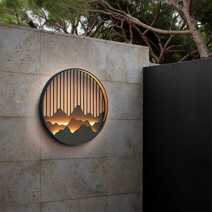 Novalith | Modern Mountain-Inspired Outdoor Wall Light for Homes