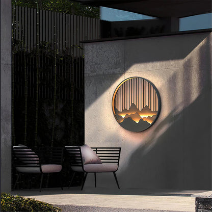 Novalith | Modern Mountain-Inspired Outdoor Wall Light for Homes