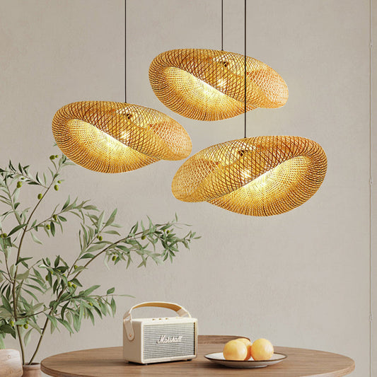 Novivra | Minimalist Bamboo Pendant Lamp for Warm Interiors