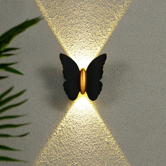 Novora | Artistic Butterfly Wall Lamp for Stylish Outdoor Design