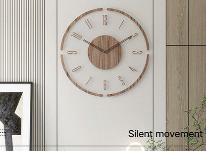 ScandiTime – Nordic Style Solid Wood Wall Clock for Minimalist Elegance