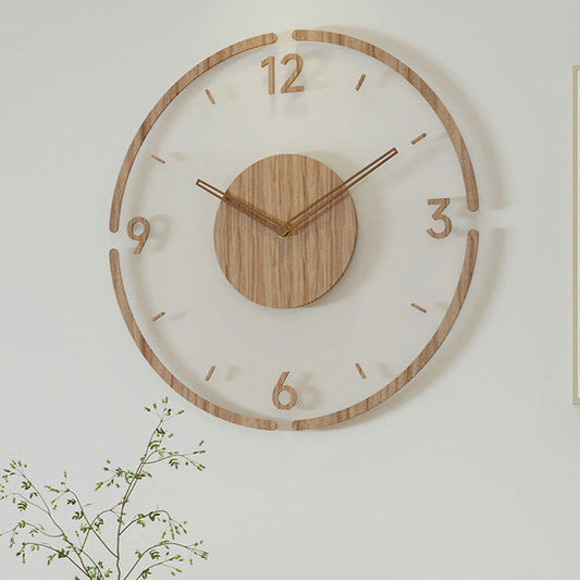 ScandiTime – Nordic Style Solid Wood Wall Clock for Minimalist Elegance