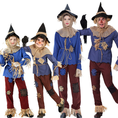 Men’s Halloween Scarecrow Outfit | Classic Long Sleeve Costume Set