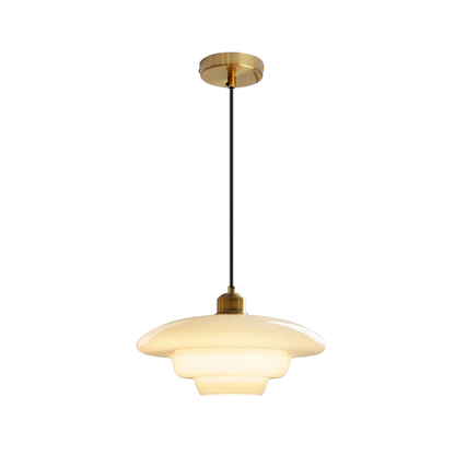 Olynt | Luminous Milky Glass Pendant Lamp for Stylish Living Spaces