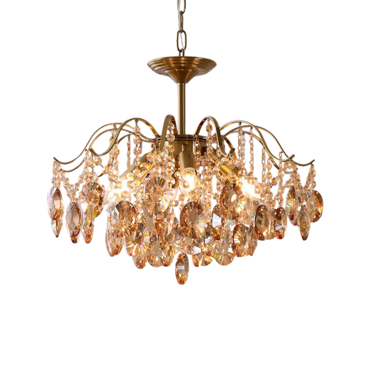 Omira | Crystal Retro Chandelier with Luxury Touch