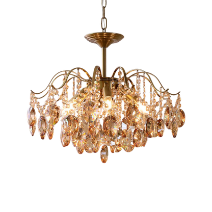 Omira | Crystal Retro Chandelier with Luxury Touch