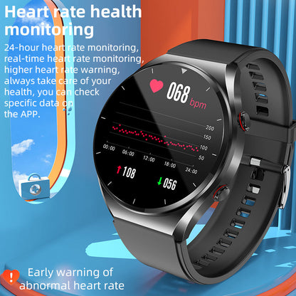 KL09 Smart Health Watch – One-Touch Blood Sugar, ECG, Blood Pressure & HRV Monitor