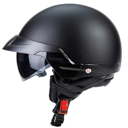Open Cruiser Motorcycle Helmet DOT Approved Lightweight Design