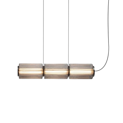 Oriona | Modern Cylinder Glass Pendant Light with LED