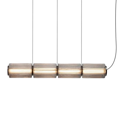 Oriona | Modern Cylinder Glass Pendant Light with LED