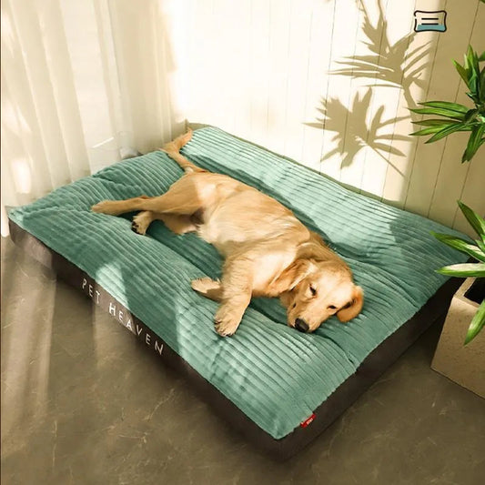 Comfortable Orthopedic Dog Bed for Large Breeds with Supportive Foam – Non-Slip Fleece Design