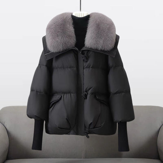 Oslo | Women's Warm Short Coat with Padded Hood