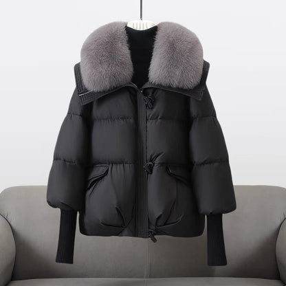 Oslo | Women's Warm Short Coat with Padded Hood