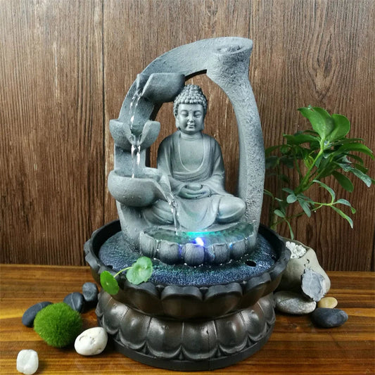 SereniBudd – Decorative Buddha Water Feature with Calming Stream Effect