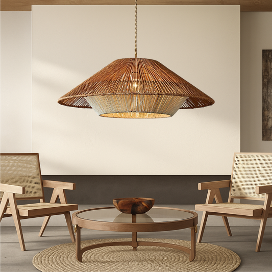 Pendrix | Artistic Woven Bamboo Hanging Lamp for Modern Interiors