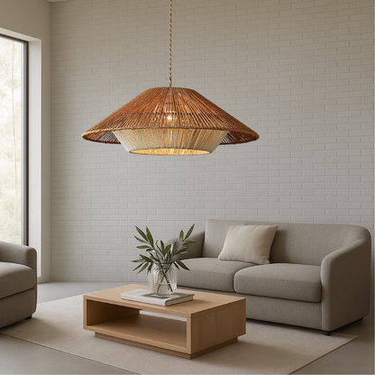 Pendrix | Artistic Woven Bamboo Hanging Lamp for Modern Interiors