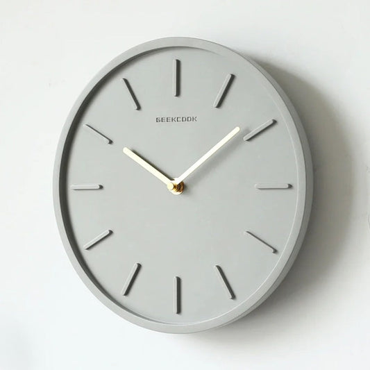 PendulumCraft – Scandinavian Cement Wall Clock