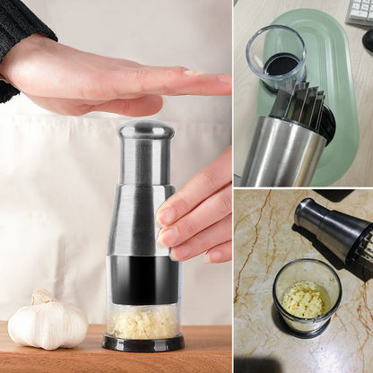 ZenithPress Garlic Tool – PressEase's Efficient Garlic Press for quick use, making meal prep simple and fast.