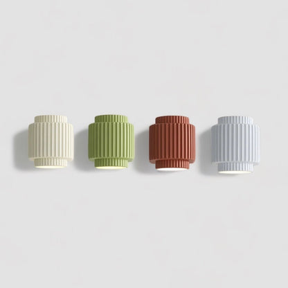 LumiStripe – Modern Scandinavian Wall Sconce with Clean Striped Finish