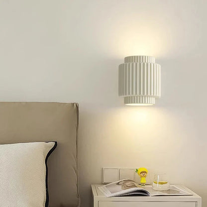 LumiStripe – Modern Scandinavian Wall Sconce with Clean Striped Finish