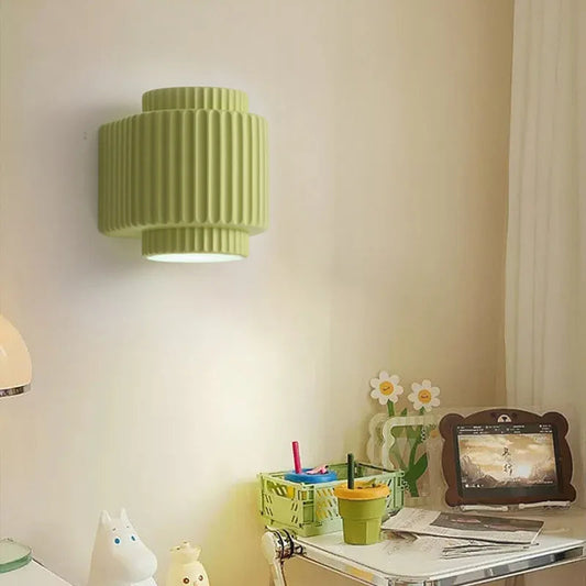 LumiStripe – Modern Scandinavian Wall Sconce with Clean Striped Finish