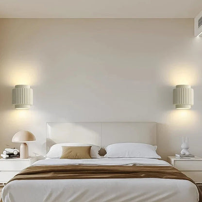 LumiStripe – Modern Scandinavian Wall Sconce with Clean Striped Finish