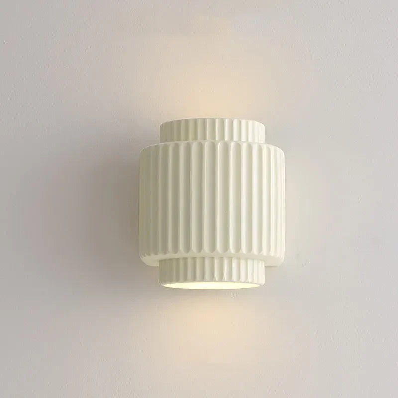 LumiStripe – Modern Scandinavian Wall Sconce with Clean Striped Finish