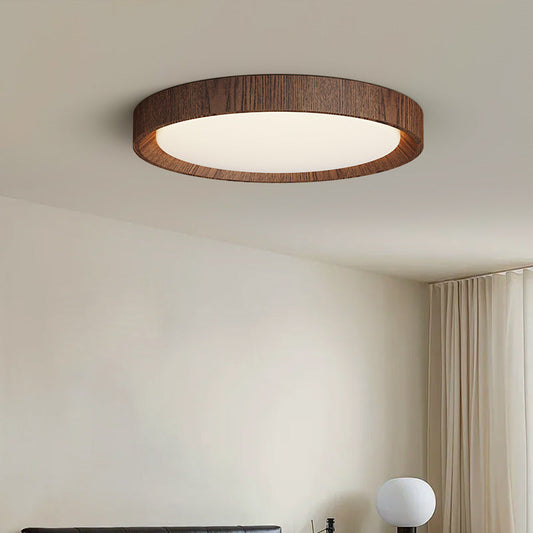 Pyloneer | Modern Simplicity Dark Wooden Ceiling Lamp